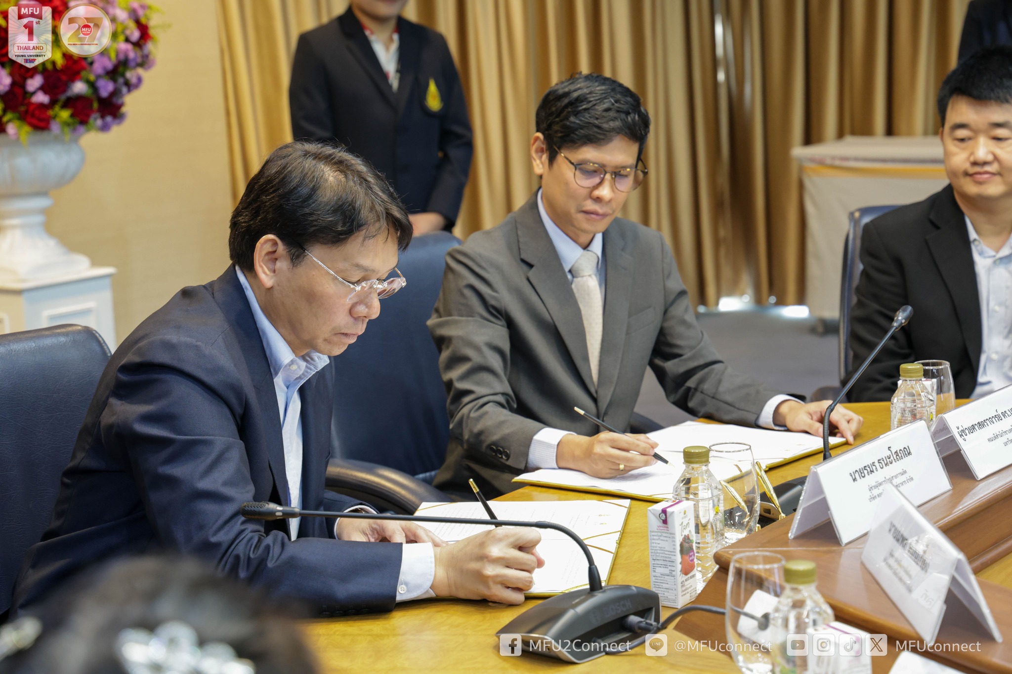 มฟล. ลงนามบันทึกข้อตกลงความร่วมมือทางวิชาการกับ บริษัท ดอยคำผลิตภัณฑ์อาหาร จำกัด สนับสนุนด้านเทคโนโลยีดิจิทัลประยุกต์ และนักศึกษาได้เรียนรู้ประสบการณ์การทำงานจากดอยคำโมเดล